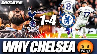 I CAN’T BELIEVE THIS WHY CHELSEA 🤬 Tottenham 14 Chelsea EXPRESSIONS MATCH DAY VLOG [upl. by Enyaj386]