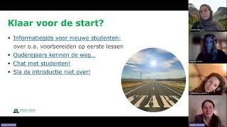 Webinar Naar een soepele studiestart [upl. by Enerahs256]