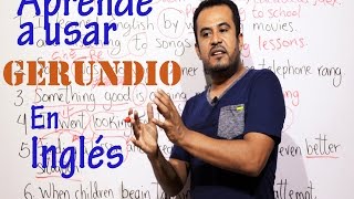 COMO Usar GERUNDIO en INGLES [upl. by Ailat]