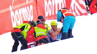 Christof INNERHOFER  CRASH  Super G  Bormio 2023 [upl. by Eiaj]