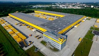 Neues DHLPaketzentrum in Obertshausen eröffnet [upl. by Shepp]