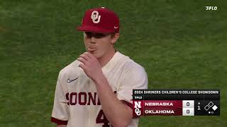 Full Game Replay Nebraska vs Oklahoma Baseball  2024 Shriners Childrens College Showdown [upl. by Richarda]