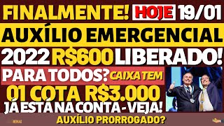 É OFICIAL Auxílio Emergencial 2022 R600  R3000 LIBERADO no Saldo do Caixa Tem Retroativo TODOS [upl. by Ahsoek147]