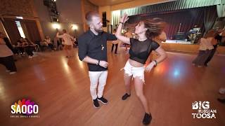 Andrey Bryukhovskikh and Valeriya Lebedeva Salsa Dancing at BIG RUSSIAN TOOSA 2019 Fri 21062019 [upl. by Akinas]