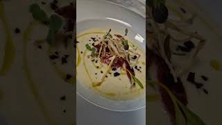 Vichyssoise de jamon barcelona food [upl. by Acassej92]