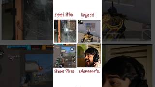 windows bark real life bgmi and free fire shortfunny 0809 bgmi gaming shorts short [upl. by Moncear682]