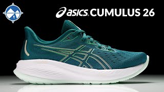 ASICS Cumulus 26 First Look  Reliable Comfort For Any Runner [upl. by Ettenot313]