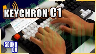 Keychron C1 Sound Test  Gateron Switches [upl. by Cariotta95]