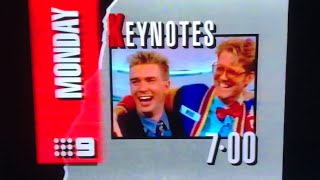 Keynotes Channel Nine Promo 1992 [upl. by Hevak]