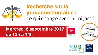 Recherche sur la personne humaine  ce qui change avec la Loi Jardé [upl. by Ertnom]