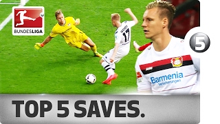 Bernd Leno  Top 5 Saves of 201617 So Far [upl. by Adao892]