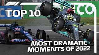 Top 10 Most Dramatic Moments Of The 2022 F1 Season [upl. by Ralfston]