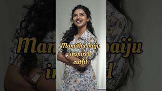 Mamitha baiju inspired outfit shorts mamithabaiju outfit premalu shortvideo [upl. by Goff]