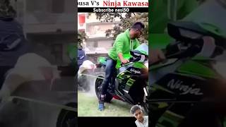 Kawasaki ninja zx10r vs Hayabusa 🥵😱🔥shortsyoutubshortninjahayabusachallengevairaltredingzx10 [upl. by Skyla68]