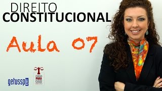 Aula 07  Direito Constitucional  Eficácia e Aplicabilidade das Leis Constitucionais  Parte 2 [upl. by Uriah53]