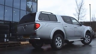 Mitsubishi L200 Long Bed Aeroklas Hardtop Canopy Installation amp Operation [upl. by Mayhs]