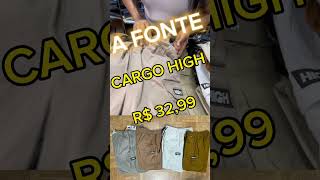 Fonte bermudas cargo High calça cargo [upl. by Theone]