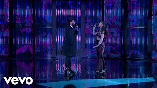 The Weeknd amp Ariana Grande – Save Your Tears Live on The 2021 iHeart Radio Music Awards [upl. by Halyak]