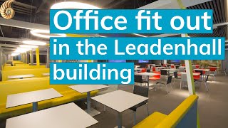 Office fit out for Aon in the Leadenhall building London [upl. by Ahsuas574]