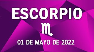 🏆DOBLE TRIUNFO Y ADIÓS DEFINITIVO A TU PASADO🌈♑ ESCORPIO 01 DE MAYO DE 2022  Horóscopo de hoy [upl. by Friedly499]