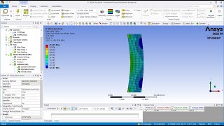 ANSYS MECHANICAL 11 2D 해석  Plane Stress Plane Strain Axisymmetric [upl. by Johppa]