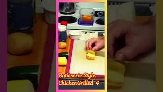 ROTISSERIE STYLE GRILLED CHICKEN 4 chicken herbs [upl. by Tengler]