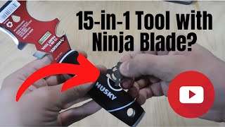 HUSKY 15in1 Painters Tool  Review  BEST TOOL EVER Ninja Blade Inside [upl. by Ennayhc]