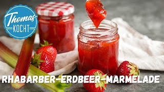 RhabarberErdbeerMarmelade selber machen [upl. by Sissy]