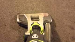 Vacuuming carpet with Hoover Air Steerable [upl. by Fihsak783]