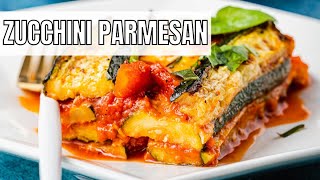 Zucchini Parmesan Easy Zucchini Recipe  Make This With Zucchini [upl. by Hurd446]