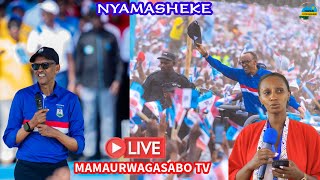 🔴LIVE NYAMASHEKE  UMUKANDIDA WA FPR INKOTANYI PAUL KAGAME ARI KWIYAMAMAZA KU MWANYA WA PEREZIDA [upl. by Nohshan]