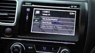 Civic EX and above Hondalink Navigation Display Audio Mirrioring Siri Eyes Free [upl. by Aitselec]