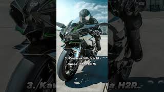 Fastest Bikes in the world top5 youtubeshorts automobile trendingshorts ninjah2r bmws1000rr [upl. by Anitsyrc]