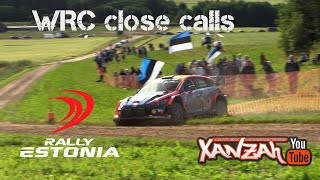 WRC Estonia 2022 Kanepi Close Calls [upl. by Limak]