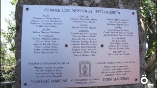 Día de la Memoria en Oteiza [upl. by Senoj]