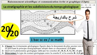 Contrôle 2 svt 1 bac sc ex option français شرح بالداريجة [upl. by Oknuj165]