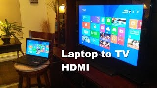 How to Connect Laptop to TV using HDMI  Easy amp Fun [upl. by Aisayn]