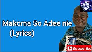 Ghana Gospel Music by Rev Edward Kwasi Boateng Makoma So Adee Nie Lyrics video [upl. by Anderson]