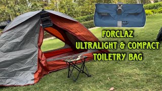 Unboxing forclaz ultralight compact toiletry bag and STRAUSS Portable Compact Folding Chair [upl. by Jobe]