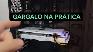 GARGALO Coloquei uma RX580 em um Kit Pentium e 4GB de RAM [upl. by Ahsinid]