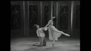 Rudolf Nureyev amp Margot Fonteyn in The Balcony Scene in Romeo amp Juliet a Sergei Prokofiev ballet [upl. by Mcgaw882]