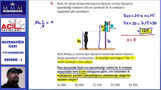 ENDEMİK YAYINLARI SİRİUS TYT DENEME MATEMATİK ÇÖZÜMLERİ [upl. by Margarida]