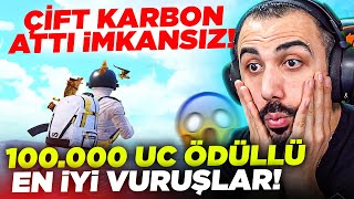 100000 UC ÖDÜLLÜ EN İYİ VURUŞLAR ALLSTAR 😱 ARKA ARKAYA 2 KARBON ATTI  PUBG MOBILE [upl. by Reahard]