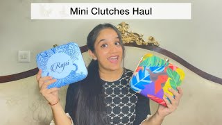 6 must have handbag in your wardrobe  amazon designer Clutch haul  sling bag haul  clutch haul [upl. by Basir478]