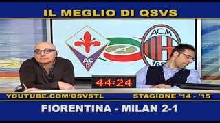 QSVS  I GOL DI FIORENTINA  MILAN 21 TELELOMBARDIA  TOP CALCIO 24 [upl. by Aicilef]