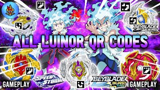 ALL LUINOR QR CODES  KOLOSSAL LUINOR L6 SOUL LUINOR L5 GAME PLAY  BEYBLADE BURST SURGE APP [upl. by Tail]