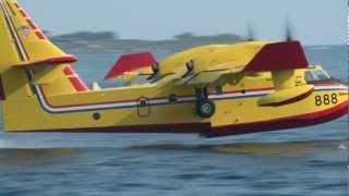 Löschflugzeuge CANADAIR CL 415 in Aktion in der Nähe von Dubrovnik  August 2012 [upl. by Eadahs628]