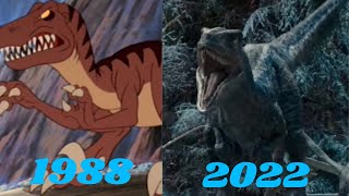 Evolução do Velociraptor 1988  2022 [upl. by Ahsenek]