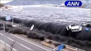 Japón impactantes imágenes del tsunami [upl. by Heppman962]