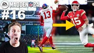 IM MAKING THROWS LIKE PATRICK MAHOMES OUT HERE  Madden 24  Superstar 16 [upl. by Audri]